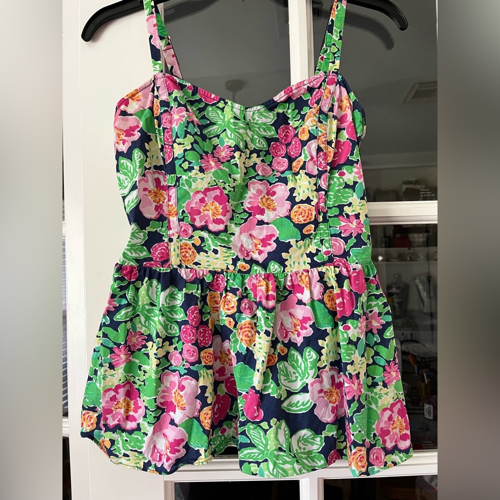 Lilly Pulitzer peplum top